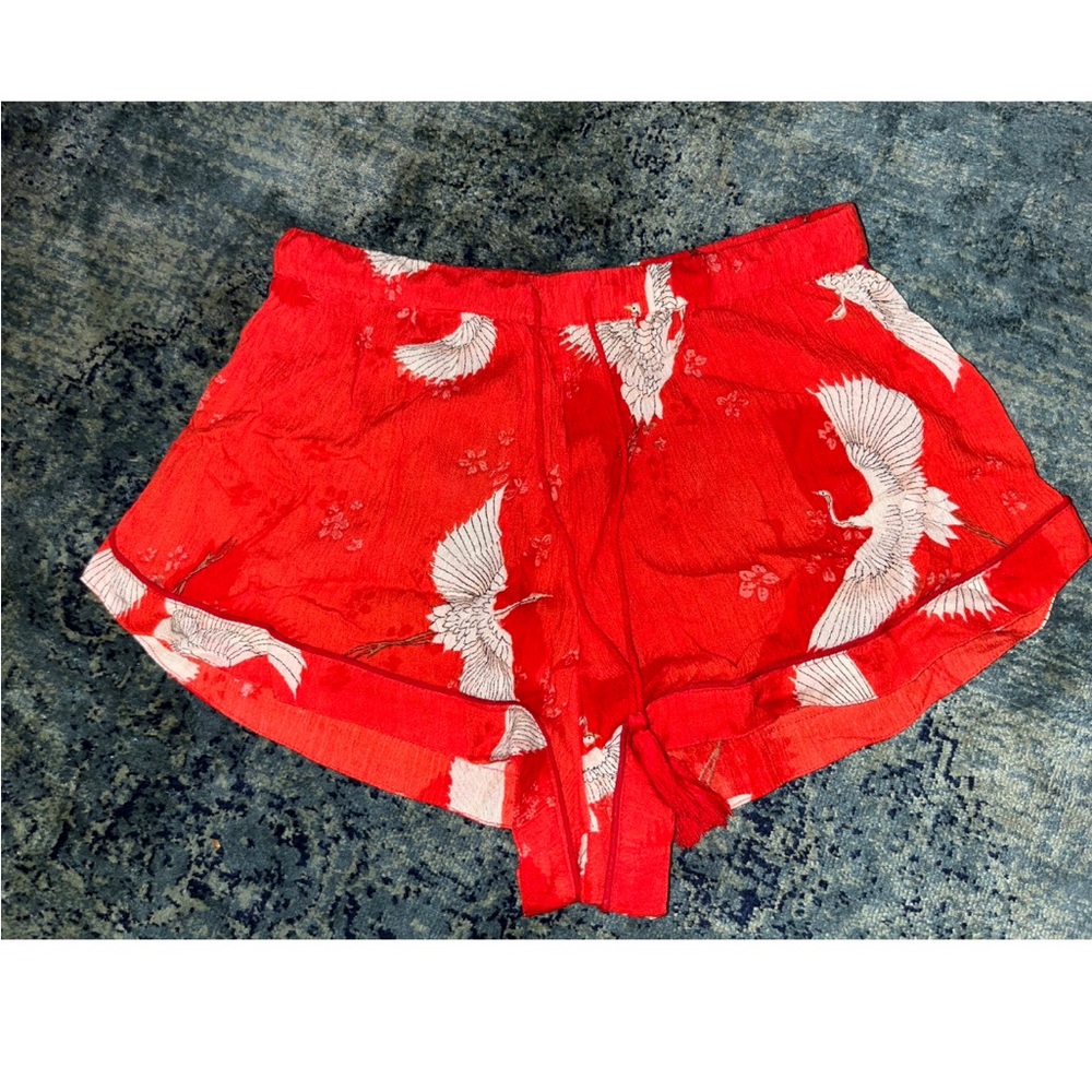 Billabong Red Shorts with White Accents